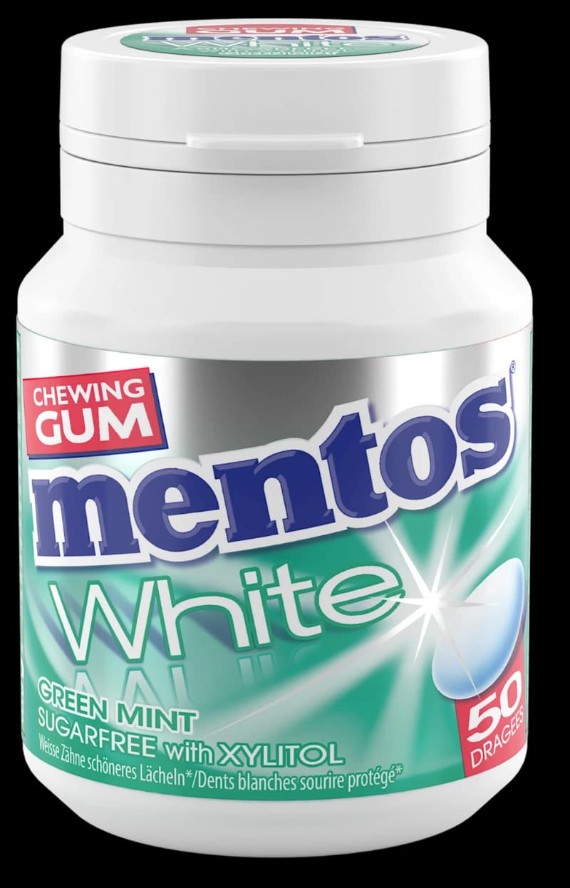 Mentos chewing gum white